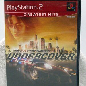 Sony Playstation PS2 Need for Speed Undercover Greatest Hits EA Games Video Game